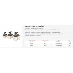 Vypínateľný magnet v tvare kocky MWC2L