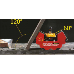 Vypínateľný magnet 90°, 45°/135°, 105°/75°,60°/120° MWC4S